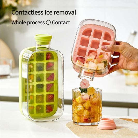 Cool Summer Ice Bottle – Ice Cube Refreshing Drink Bottle