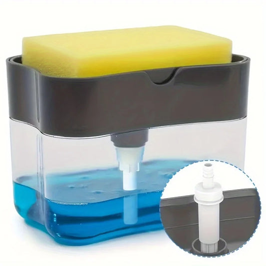 Soap Dispenser Dish 2 In 1 Pump Container