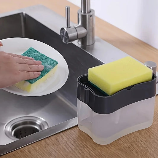 Soap Dispenser Dish 2 In 1 Pump Container